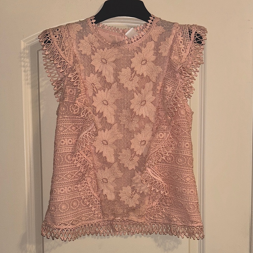 Guest Editor Lace Women's Top size S